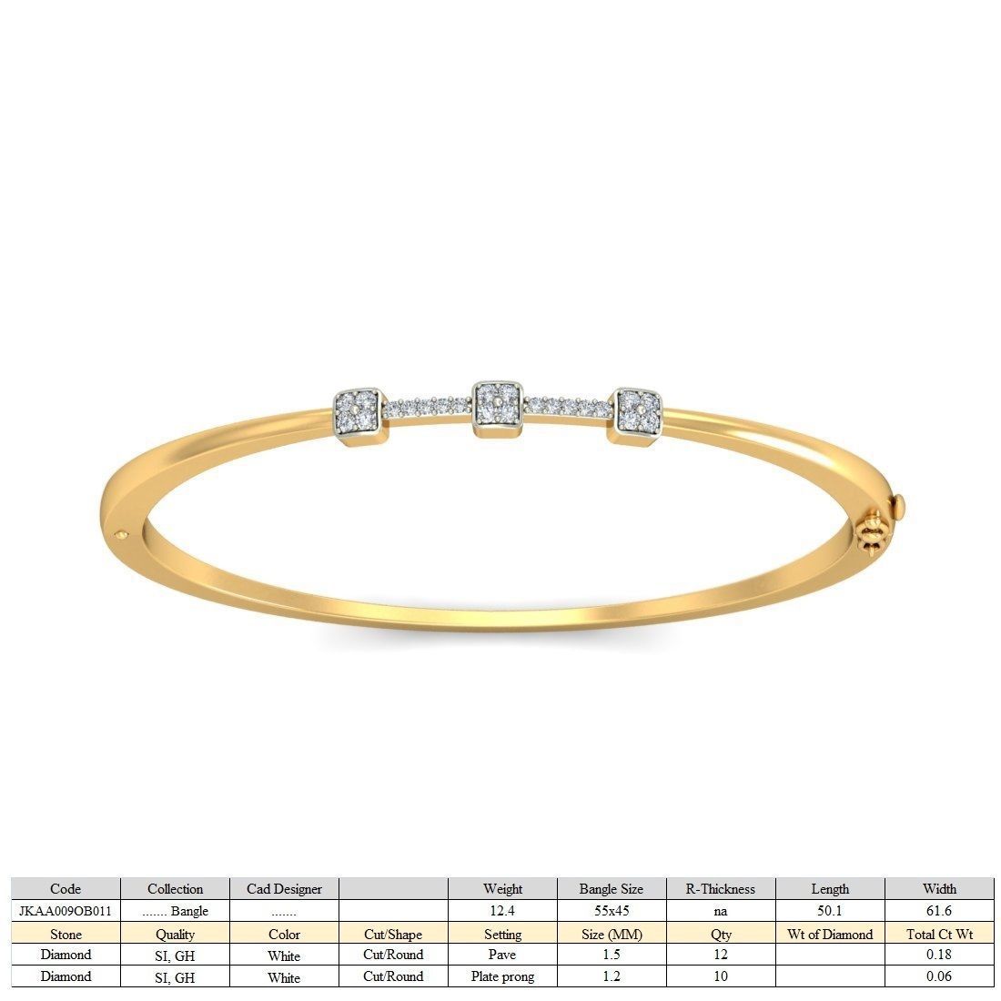 20 Women Bangles Bracelets 3dm Stl details print model  3D print model_10