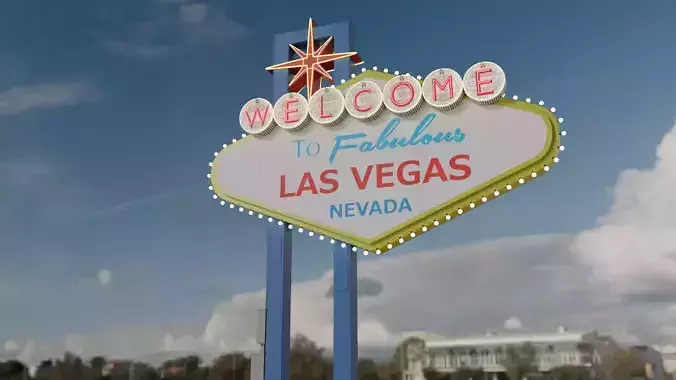 Las Vegas Sign 3D model