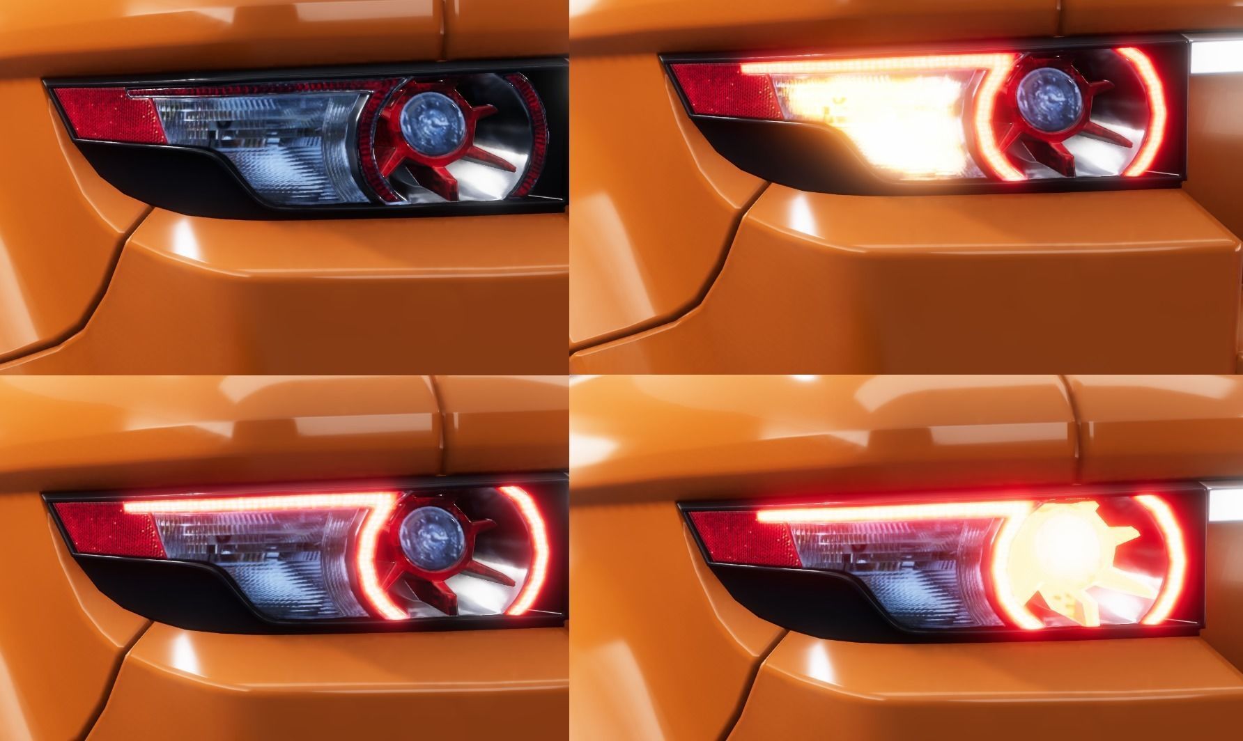 Realistic Car HD 01 Low-poly 3D model_17