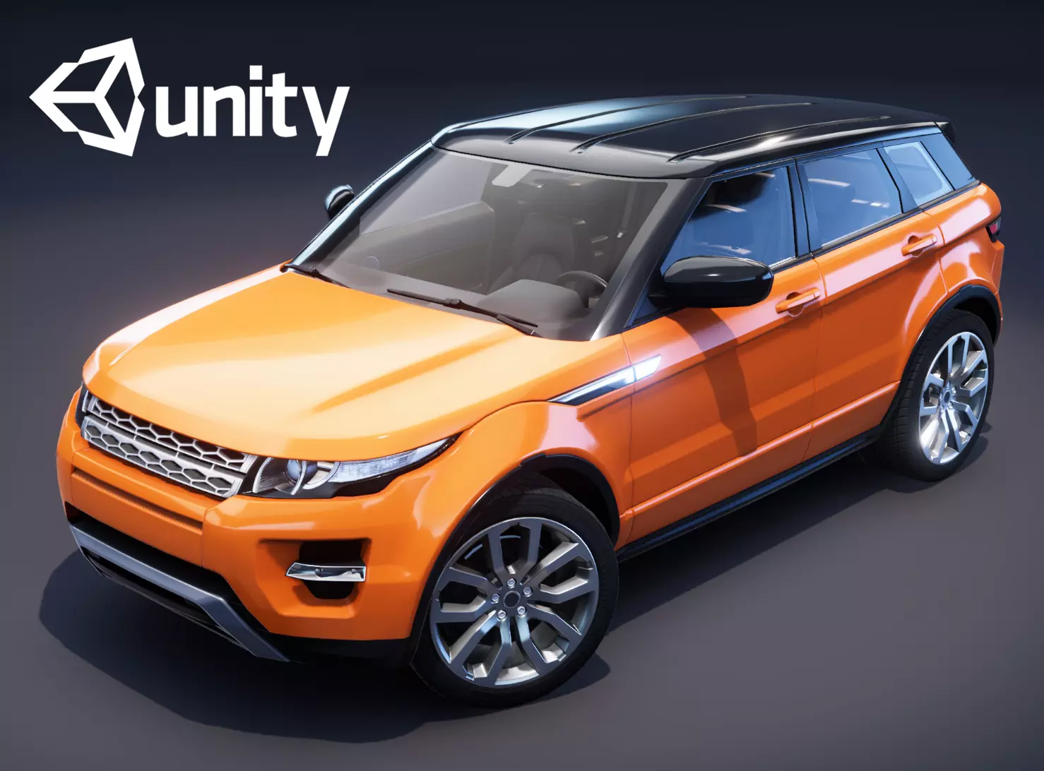 Realistic Car HD 01 Low-poly 3D model_0