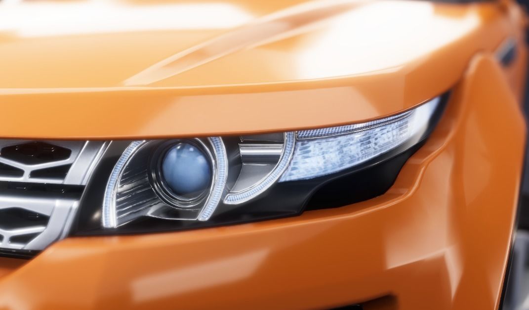 Realistic Car HD 01 Low-poly 3D model_22