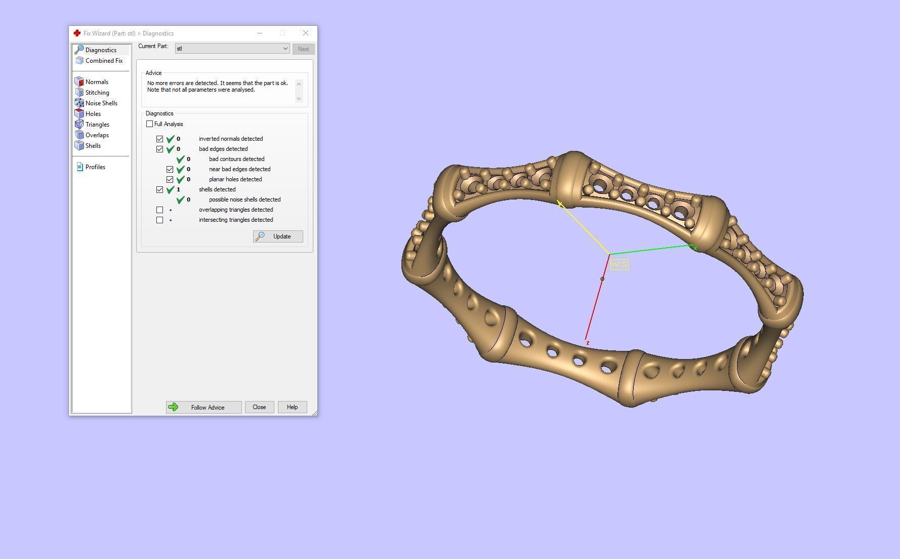 Gold N654 3D print model_5