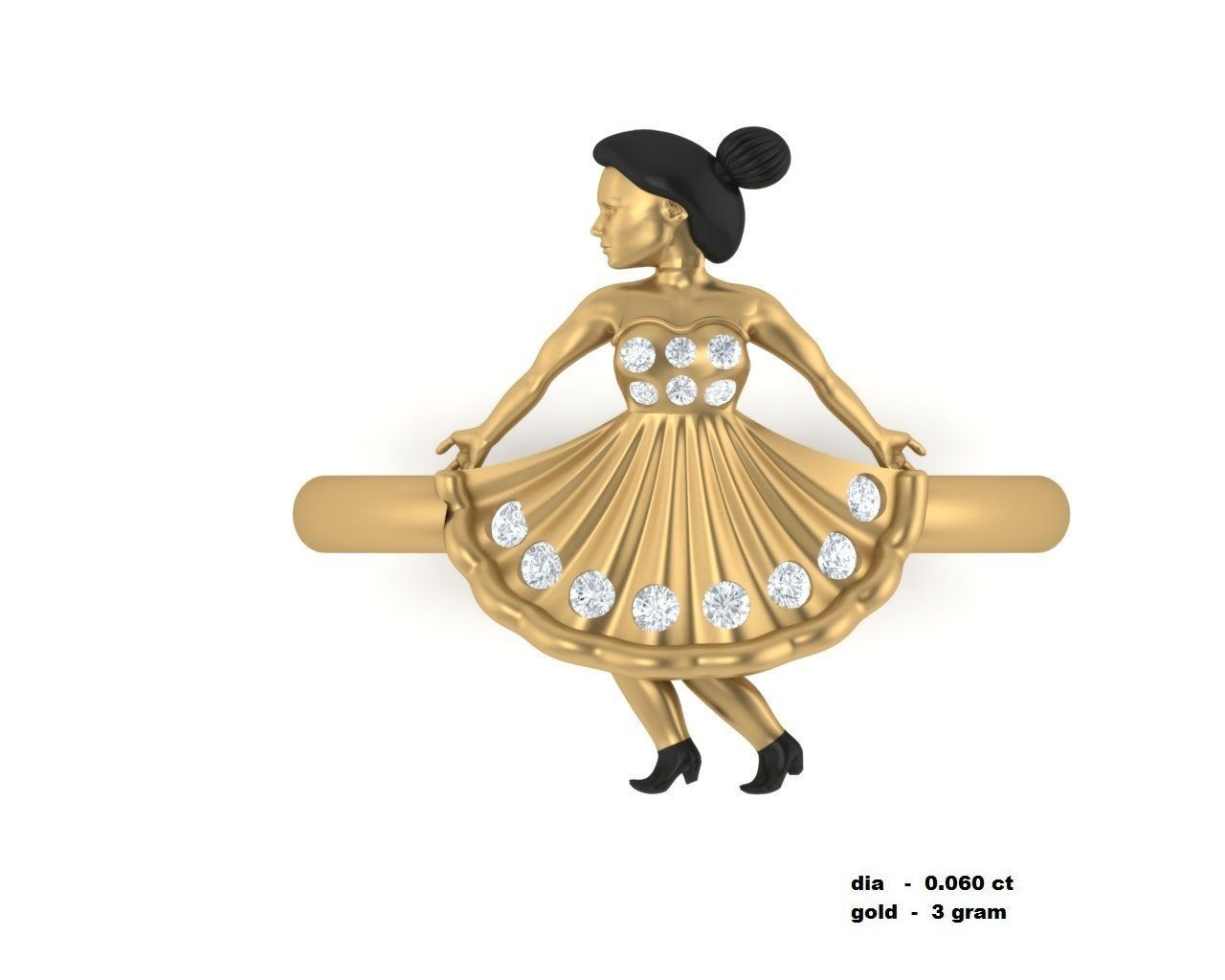 650 Ring Earrings Pendant Bracelets Necklace 3dm bulk collection 3D print model_134