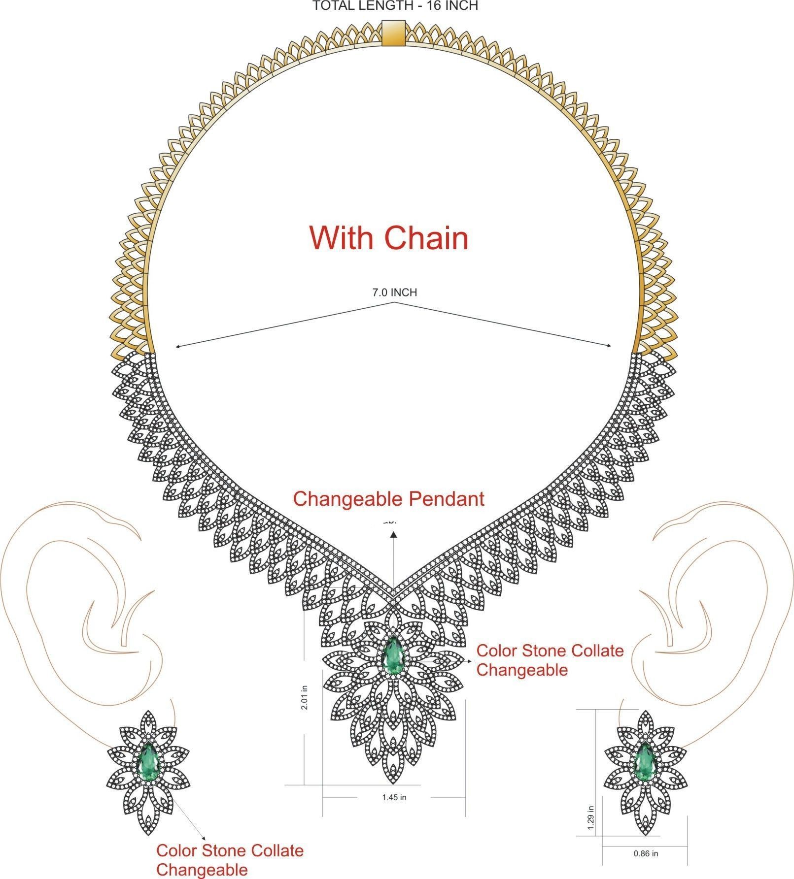 650 Ring Earrings Pendant Bracelets Necklace 3dm bulk collection 3D print model_79