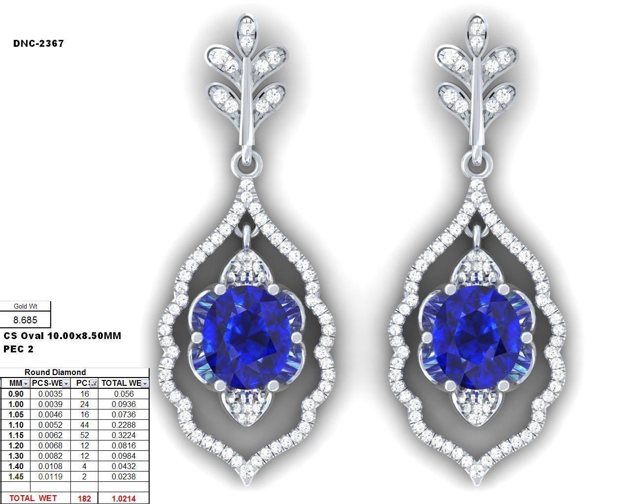 650 Ring Earrings Pendant Bracelets Necklace 3dm bulk collection 3D print model_26