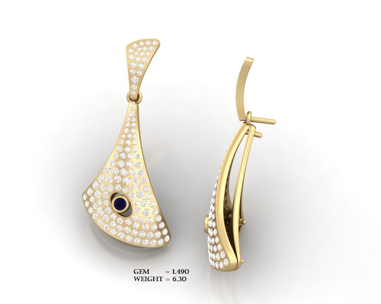 650 Ring Earrings Pendant Bracelets Necklace 3dm bulk collection 3D print model_86