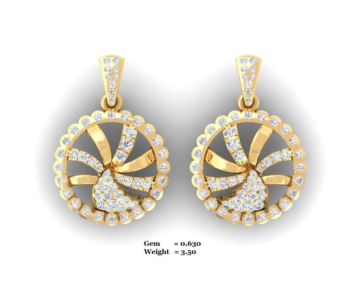 650 Ring Earrings Pendant Bracelets Necklace 3dm bulk collection 3D print model_82