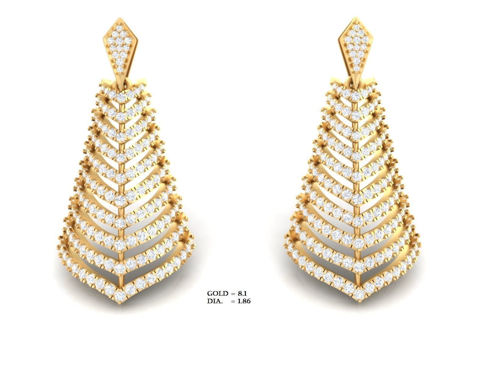 650 Ring Earrings Pendant Bracelets Necklace 3dm bulk collection 3D print model_131