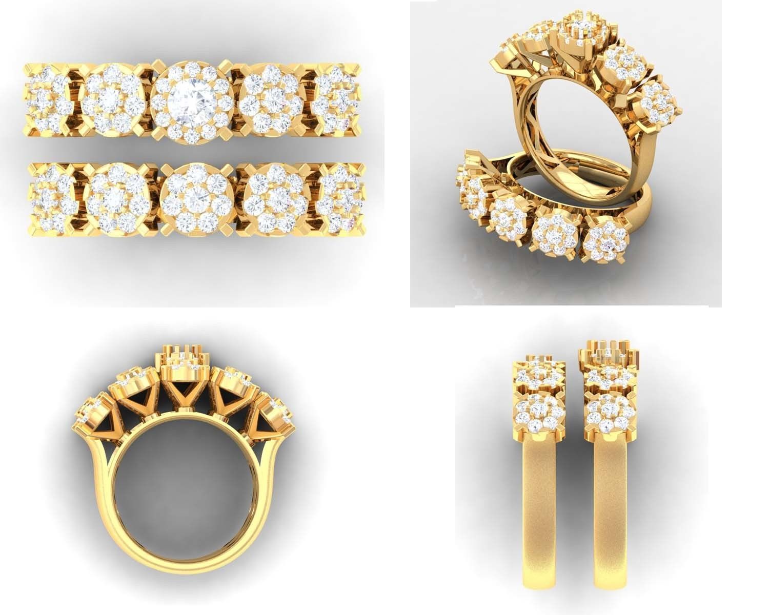 650 Ring Earrings Pendant Bracelets Necklace 3dm bulk collection 3D print model_141