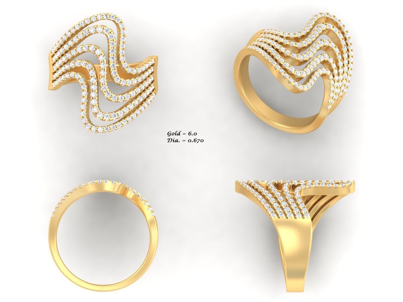 650 Ring Earrings Pendant Bracelets Necklace 3dm bulk collection 3D print model_89