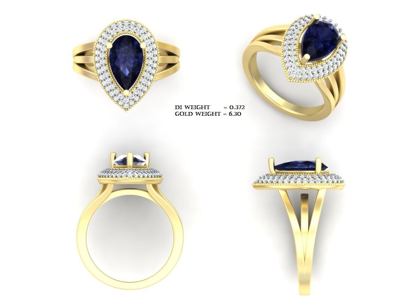 650 Ring Earrings Pendant Bracelets Necklace 3dm bulk collection 3D print model_85