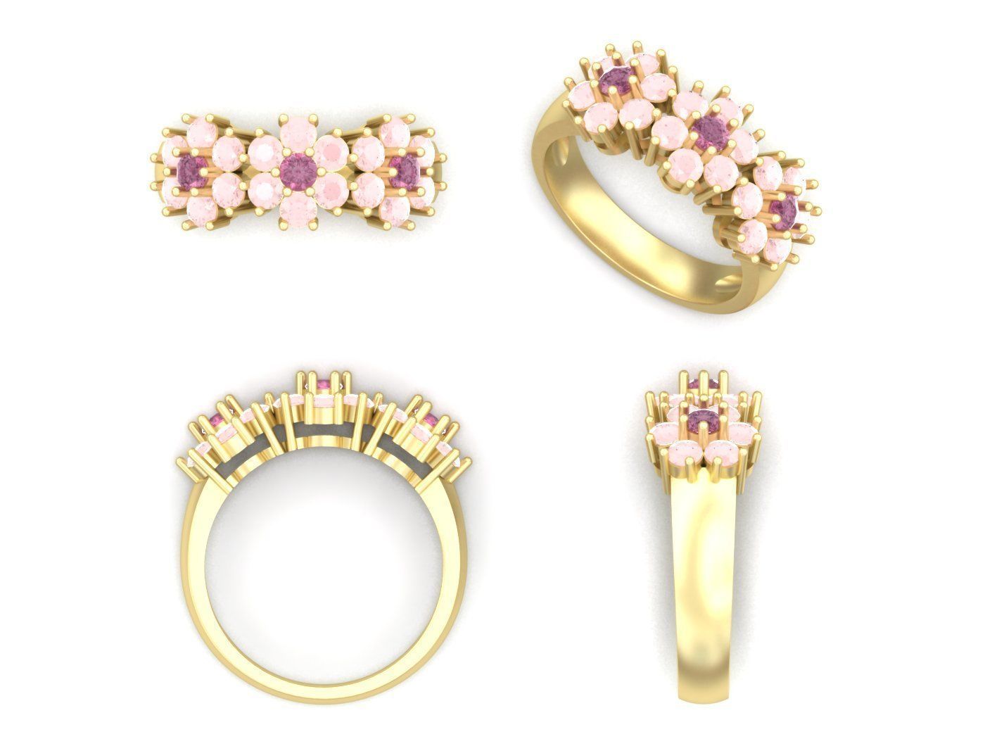 650 Ring Earrings Pendant Bracelets Necklace 3dm bulk collection 3D print model_11