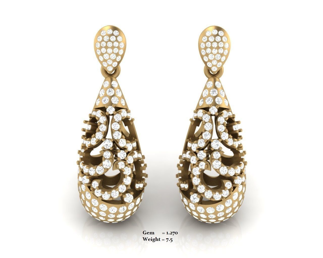 650 Ring Earrings Pendant Bracelets Necklace 3dm bulk collection 3D print model_98