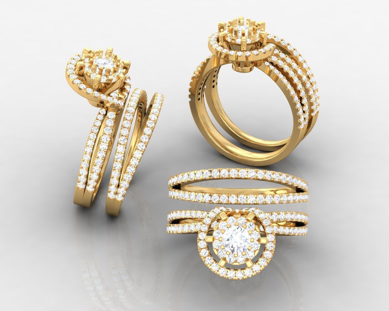 650 Ring Earrings Pendant Bracelets Necklace 3dm bulk collection 3D print model_143