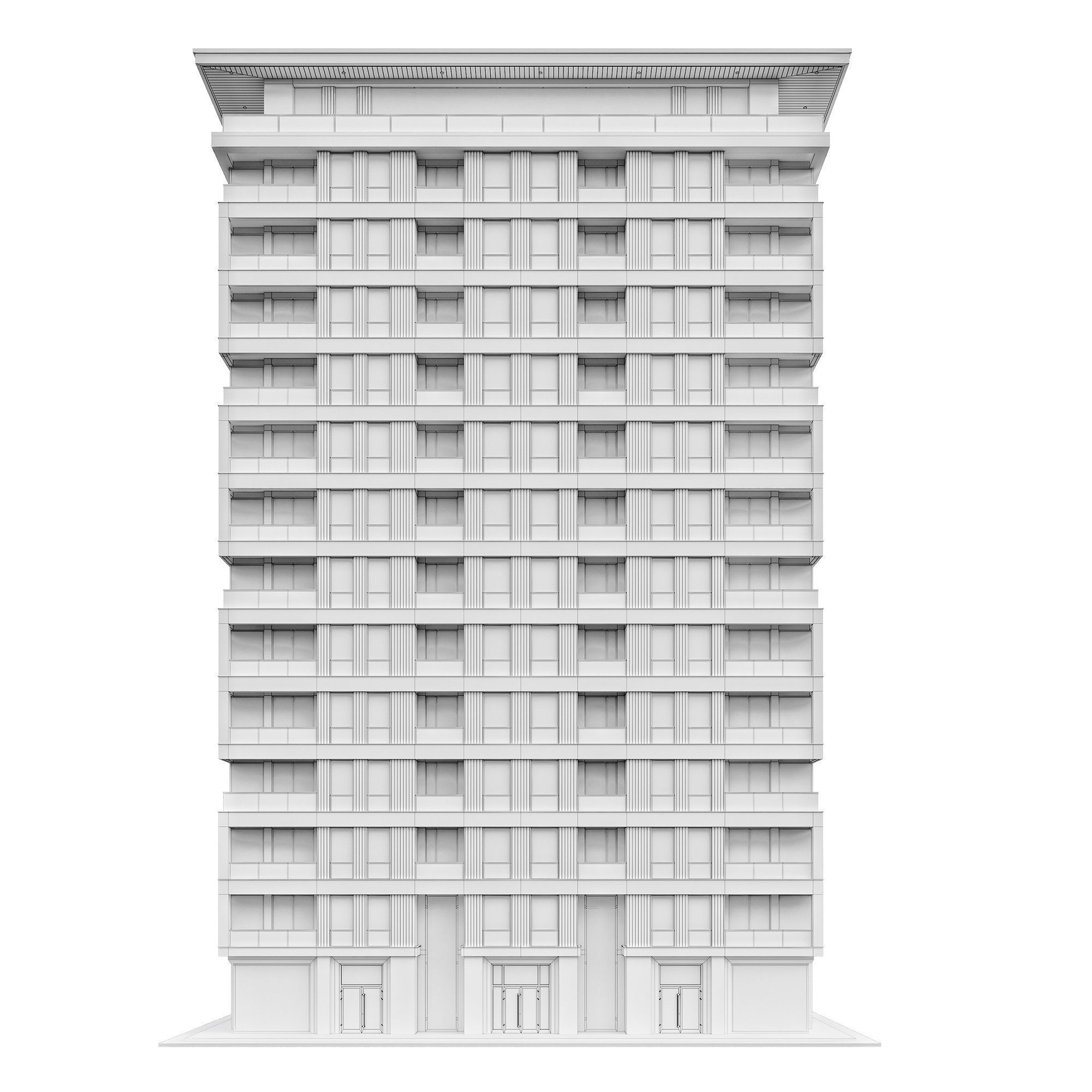 Residential and commercial buildings 3D Model Collection_19