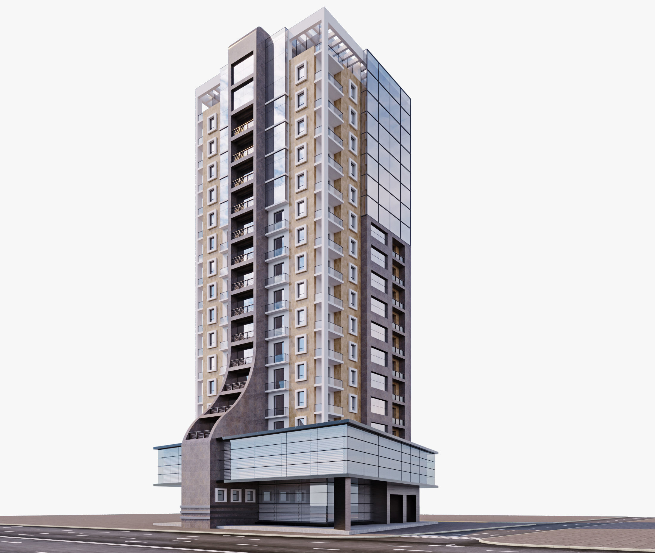 Residential and commercial buildings 3D Model Collection_22