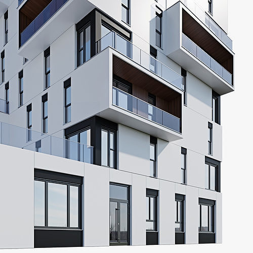 Residential and commercial buildings 3D Model Pack 3