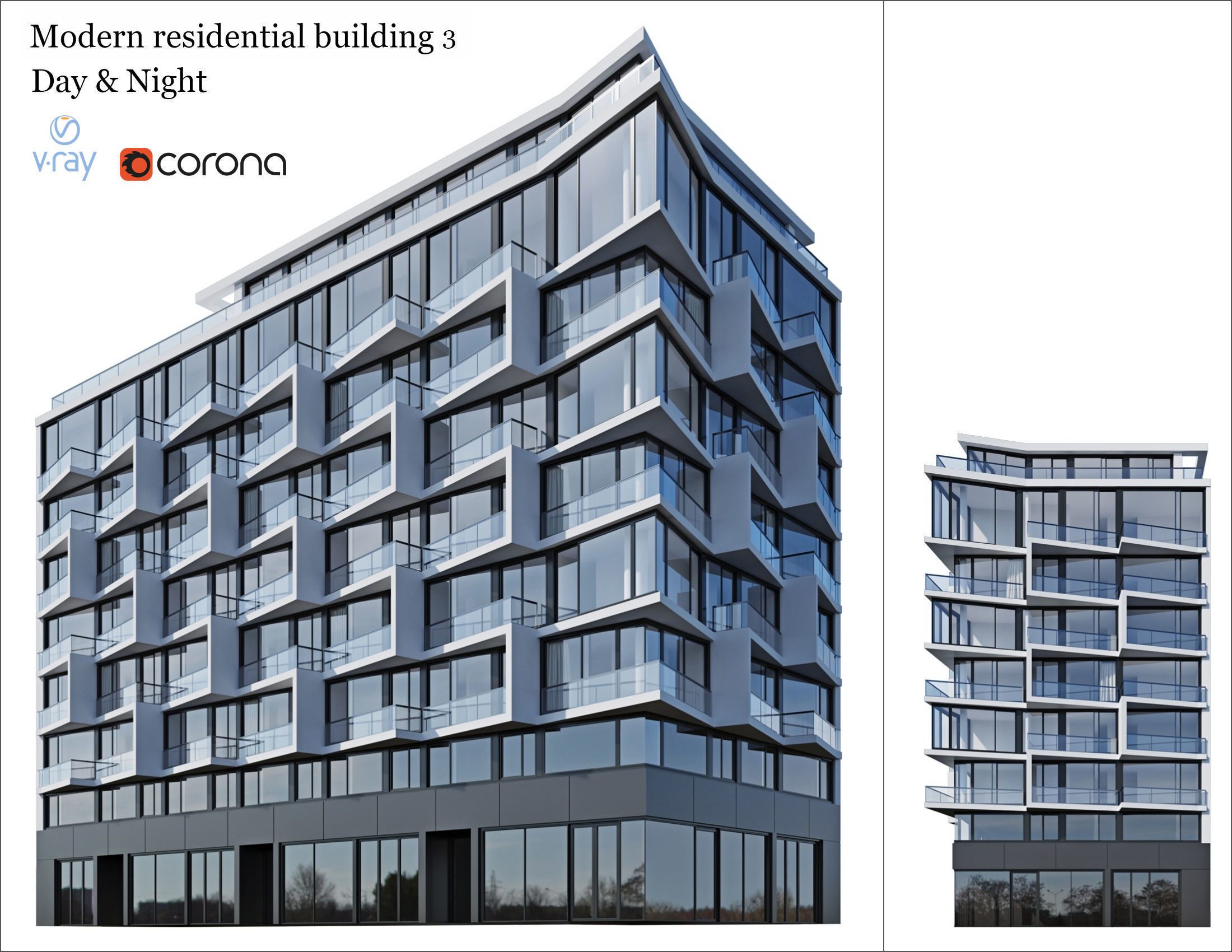 Residential and commercial buildings 3D Model Collection_8