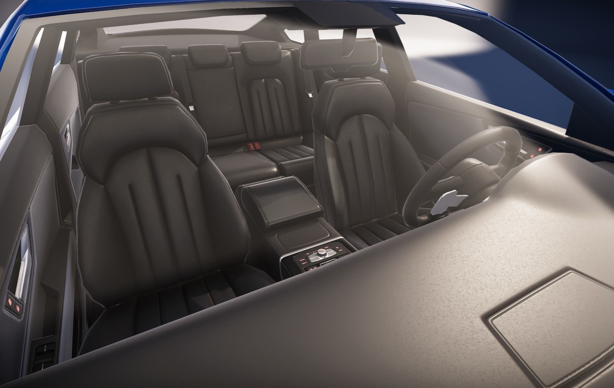 Realistic Car HD 02 Low-poly 3D model_10