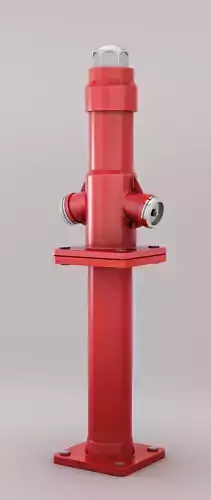 Highpoly  Fire Faucet