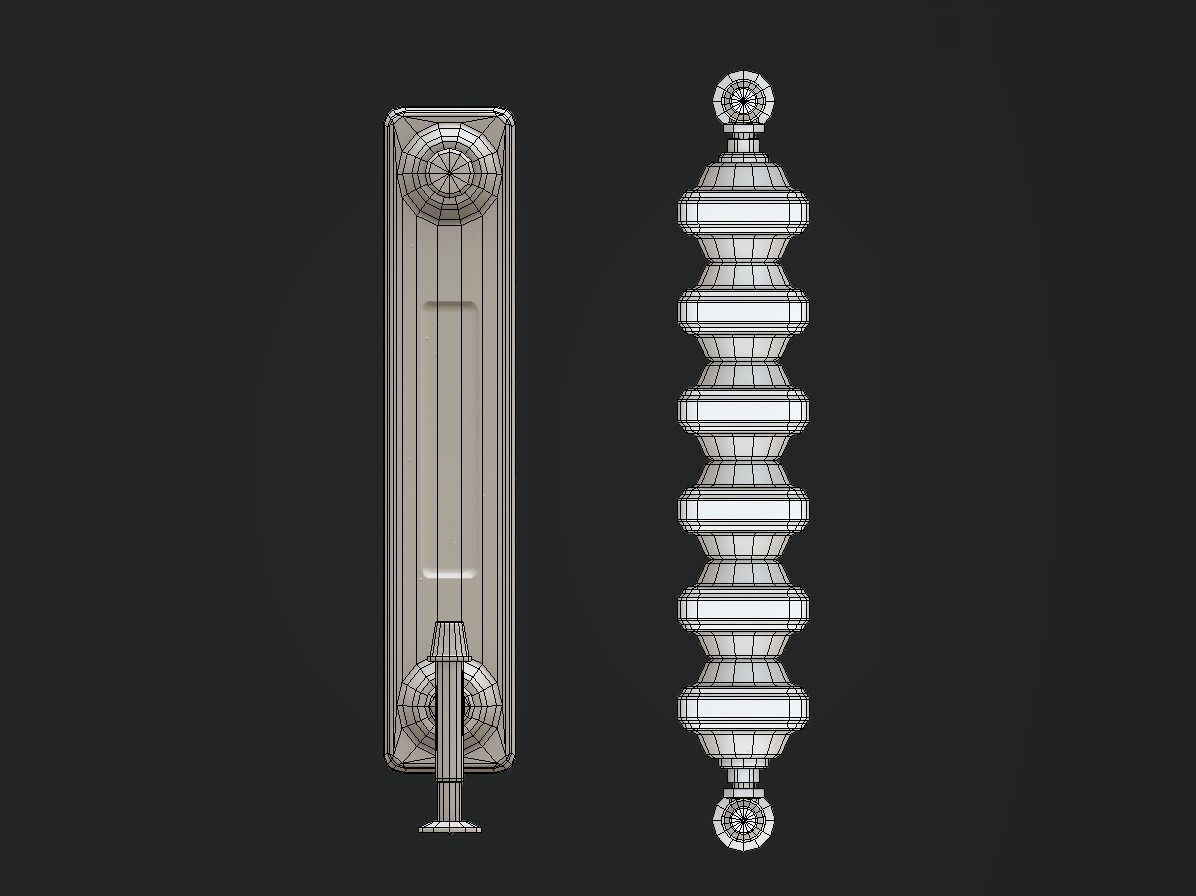 Radiator Low-poly 3D model_8