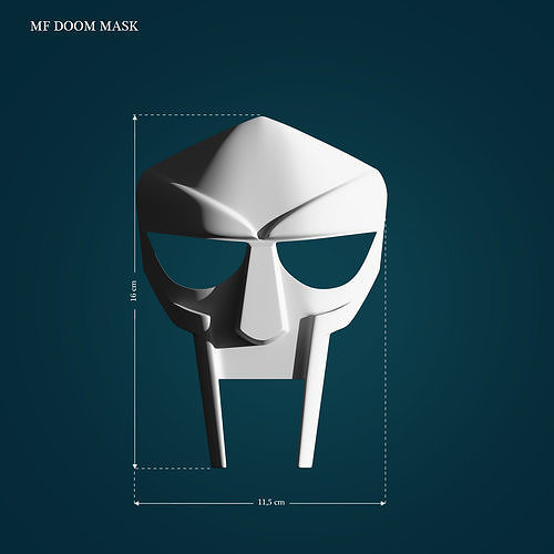 Mf Doom Mask 3D print model