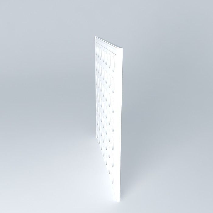 Steel plate - Raised Floor - 61X61cm Free 3D model_2