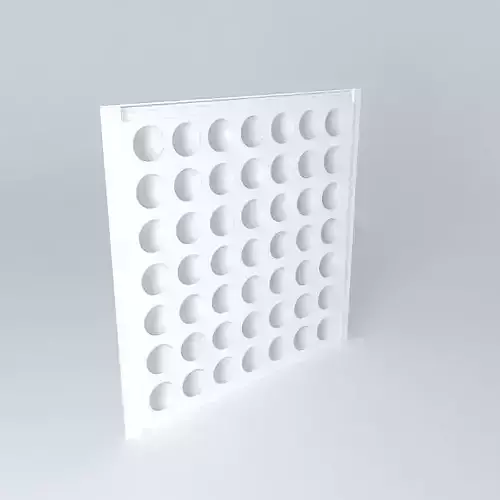 Steel plate - Raised Floor - 61X61cm Free 3D model