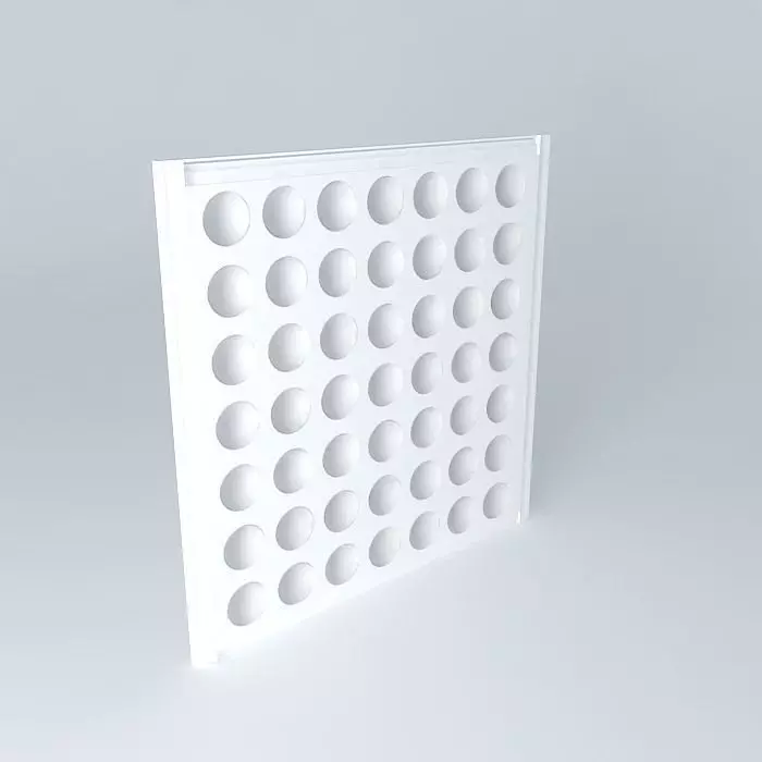 Steel plate - Raised Floor - 61X61cm Free 3D model_0