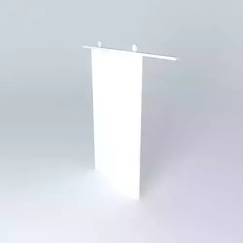 Sliding Door w / rail and support with pulleys