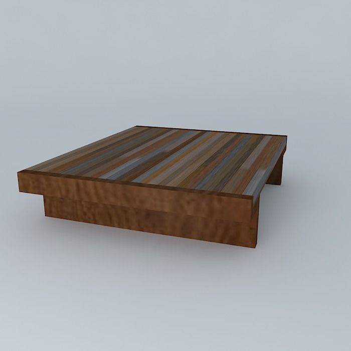 Center table Cercadinho Free 3D model_1
