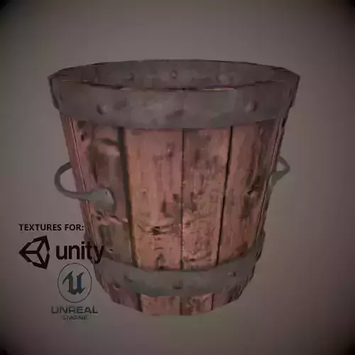 Wooden Bucket 