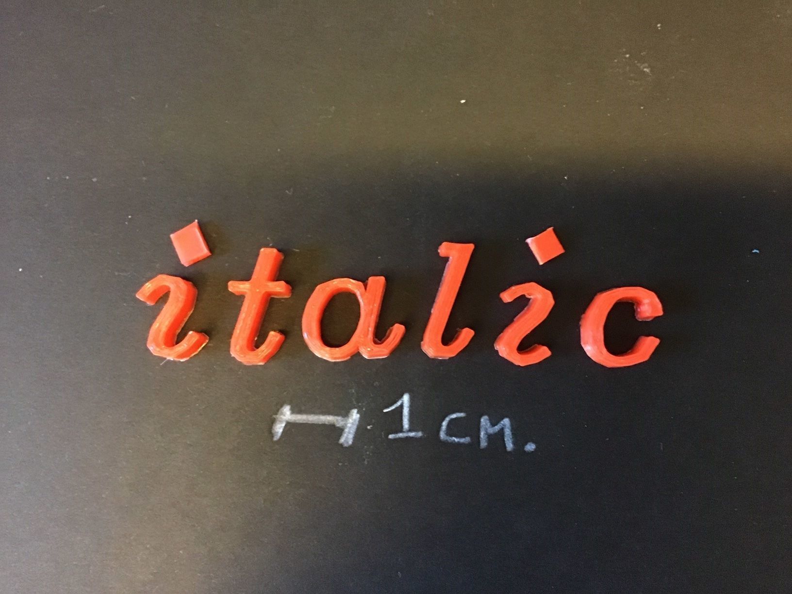 ITALIC font uppercase and lowercase 3D Letters STL FILE 3D print model_6