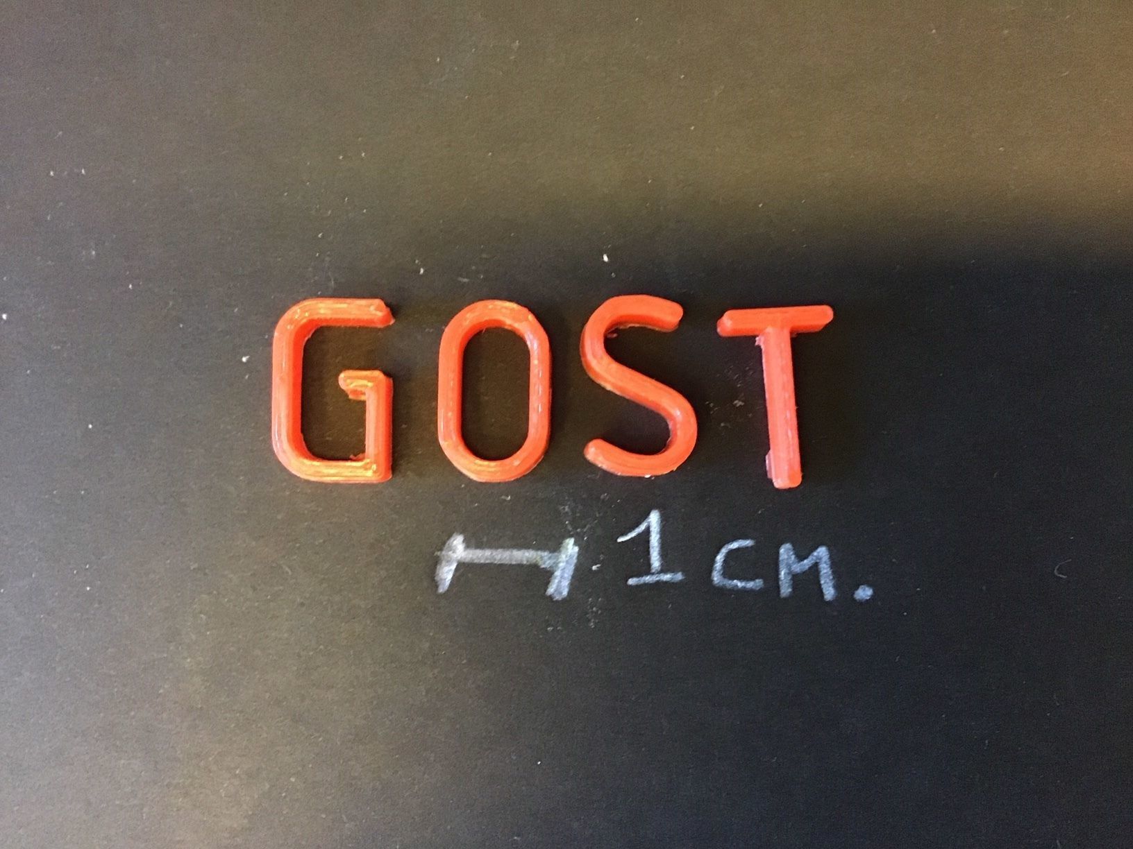 GOST font uppercase and lowercase 3D Letters STL FILE 3D print model_3