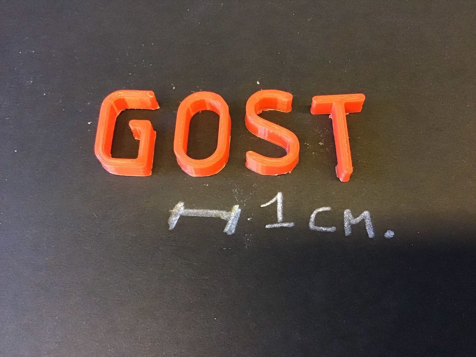 GOST font uppercase and lowercase 3D Letters STL FILE 3D print model_2