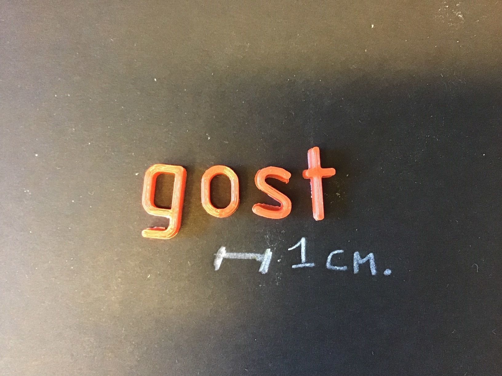 GOST font uppercase and lowercase 3D Letters STL FILE 3D print model_7