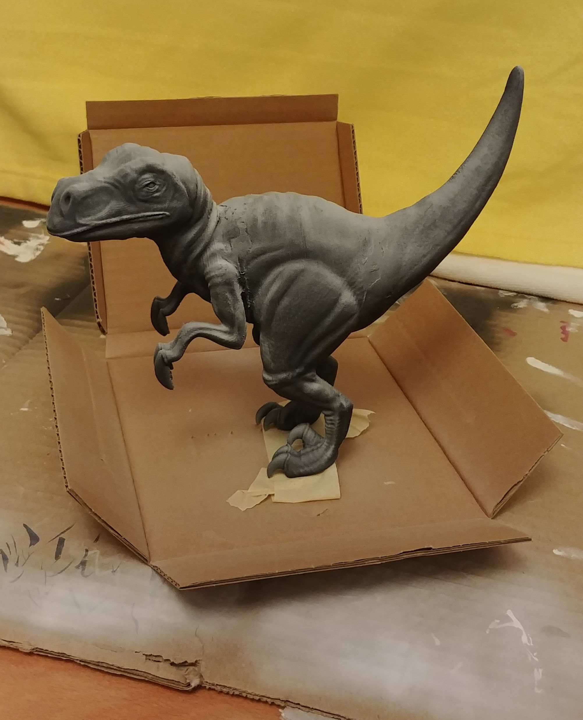 Stylized Raptor 3D print model_7