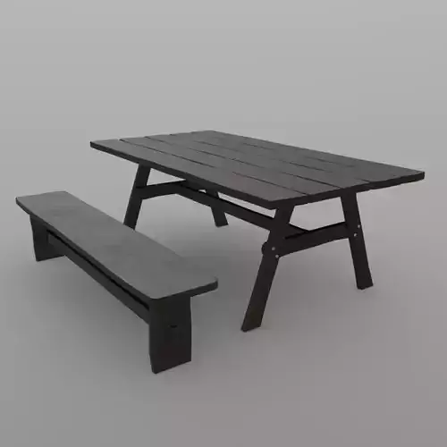 Bench and Table