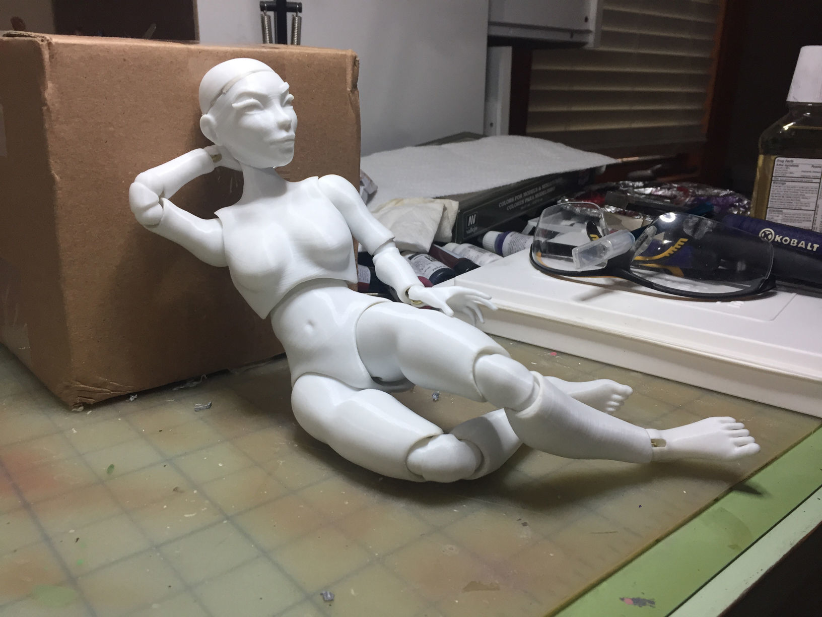 Ball Jointed Doll Female 3D print model 3D print model_5