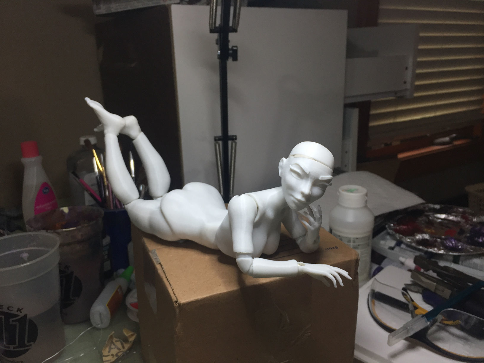 Ball Jointed Doll Female 3D print model 3D print model_4
