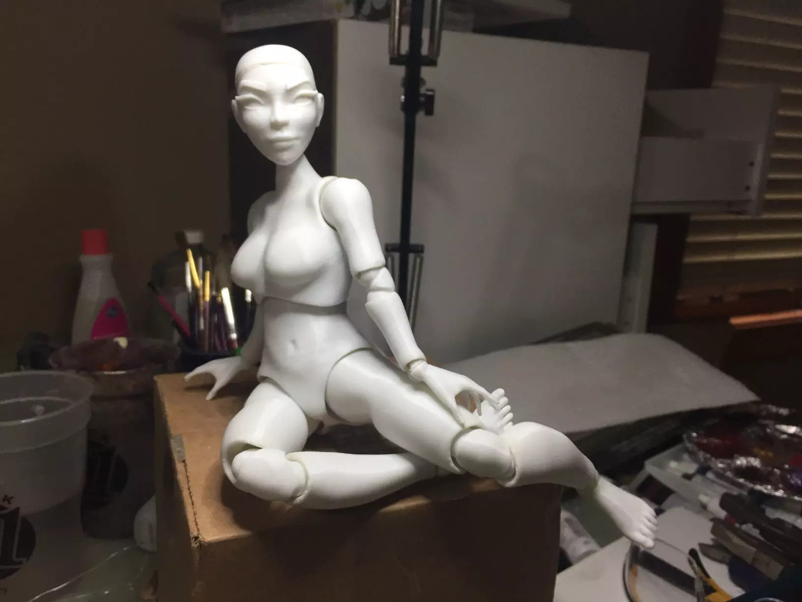 Ball Jointed Doll Female 3D print model 3D print model_0