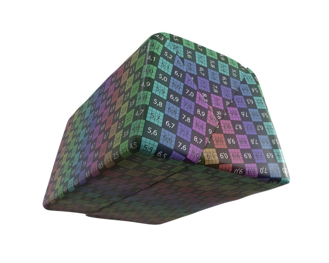 Candy chocolate wrap 3D model_10