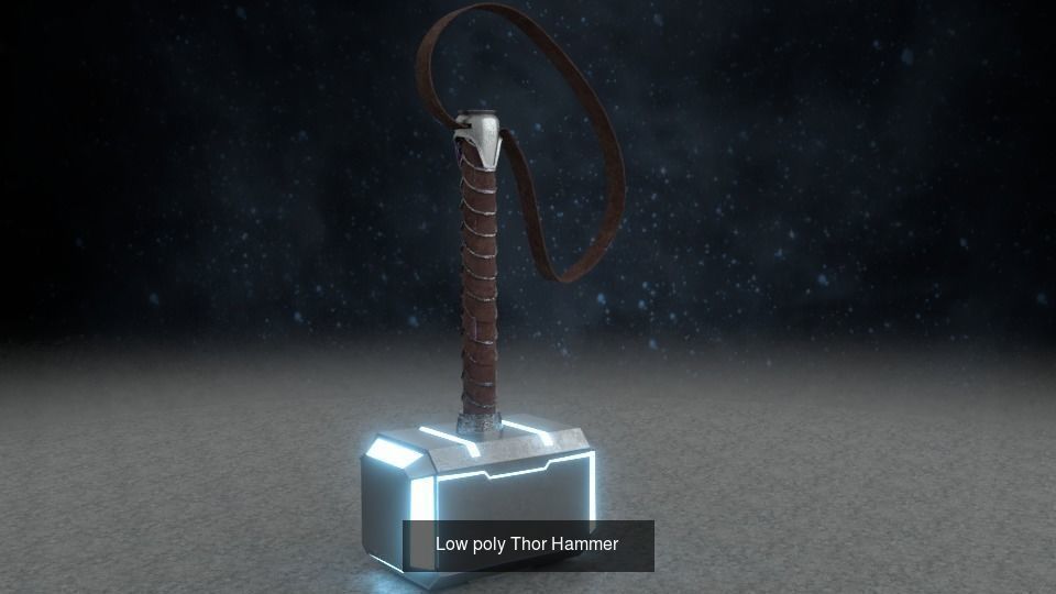 Low poly weapon PBR asset pack 3D Model Collection_5