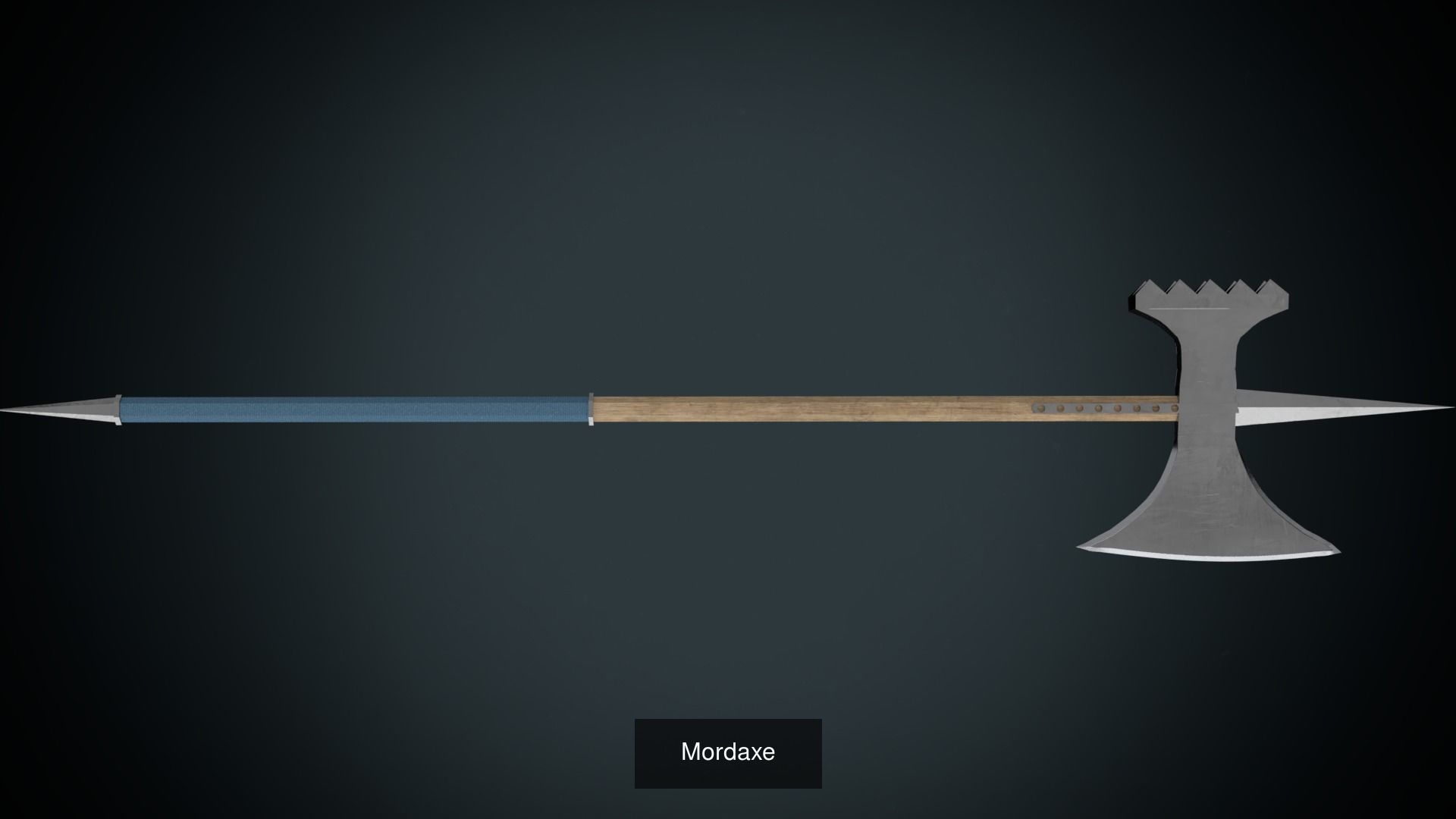 Low poly weapon PBR asset pack 3D Model Collection_3