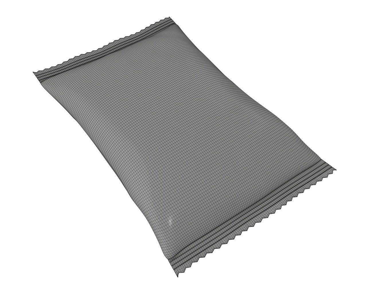 Blank candy plastic package mock up 01 3D model_4