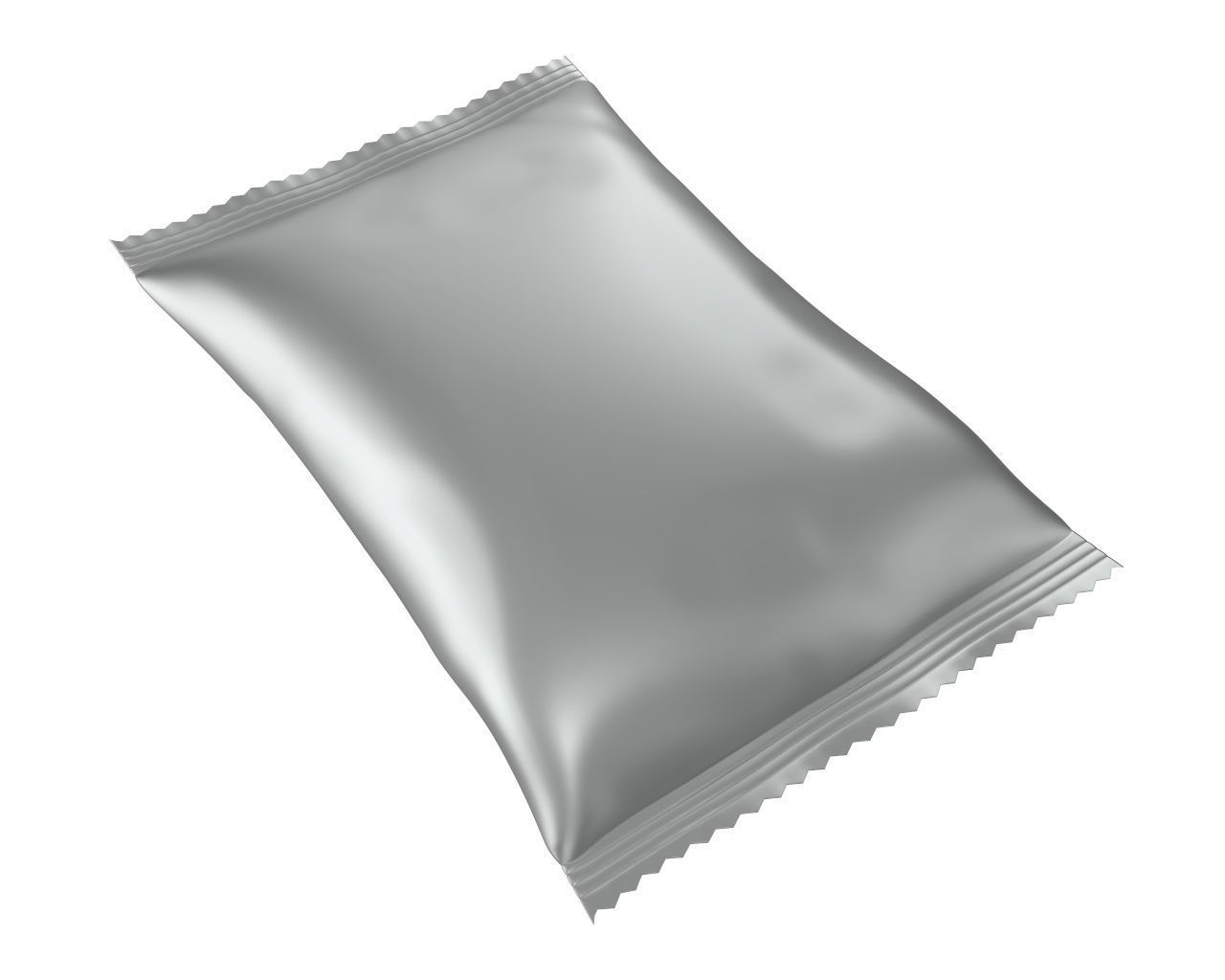 Blank candy plastic package mock up 01