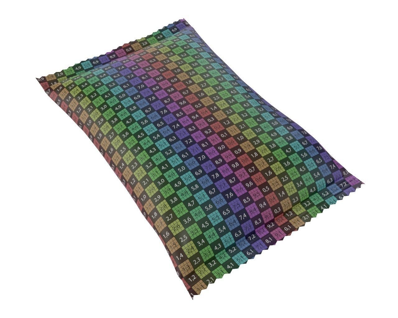 Blank candy plastic package mock up 01 3D model_7