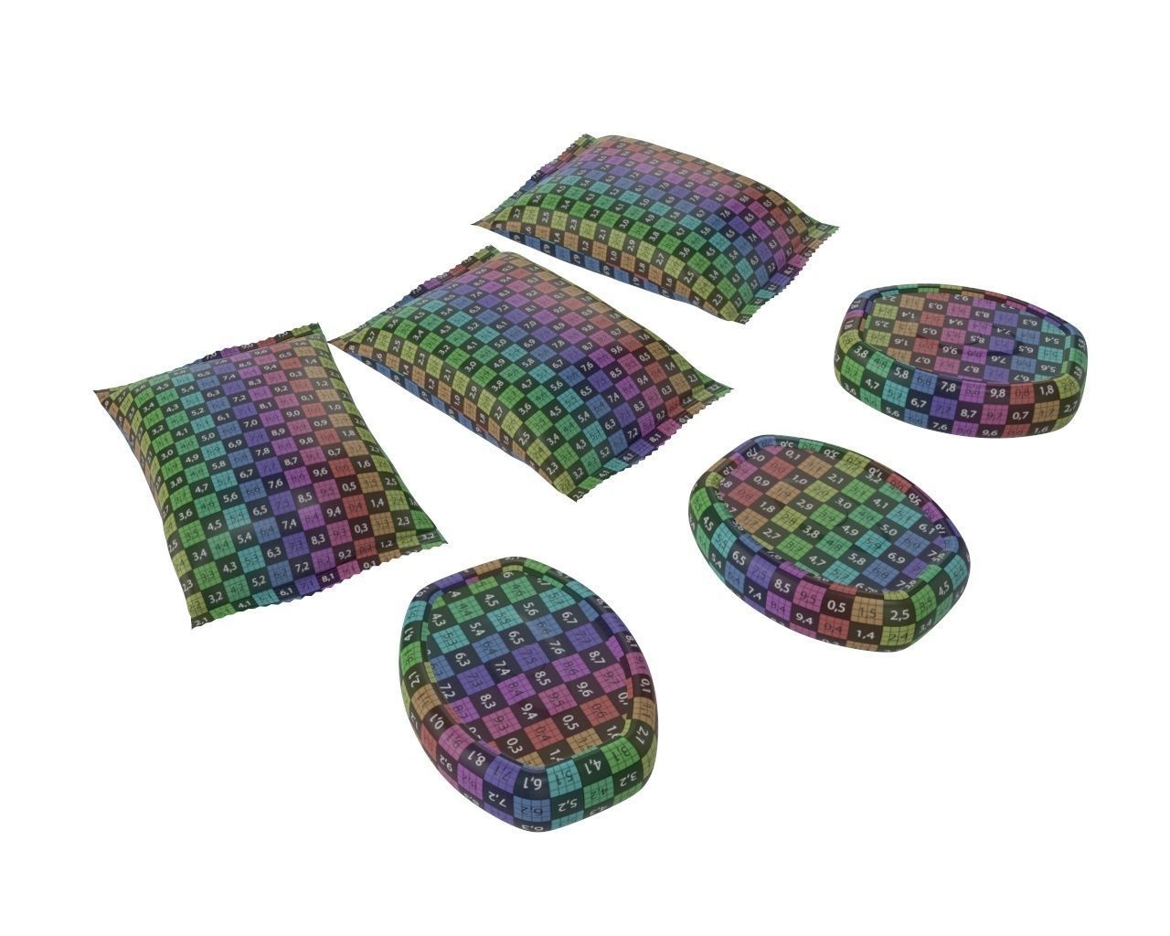 Blank candy plastic package mock up 02 3D model_10