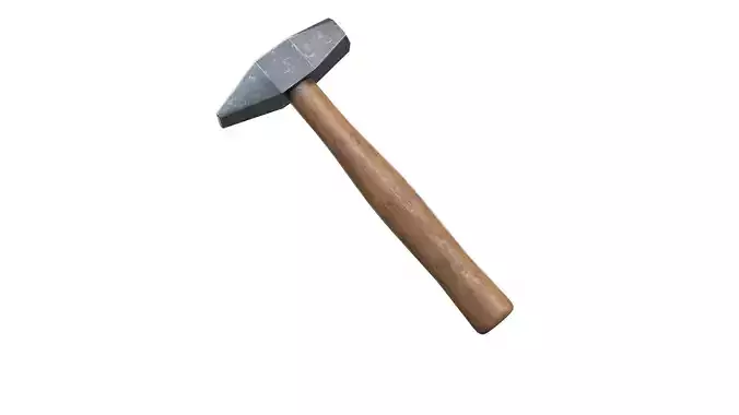 Old Damaged Hammer AAA Game Ready Prop Asset