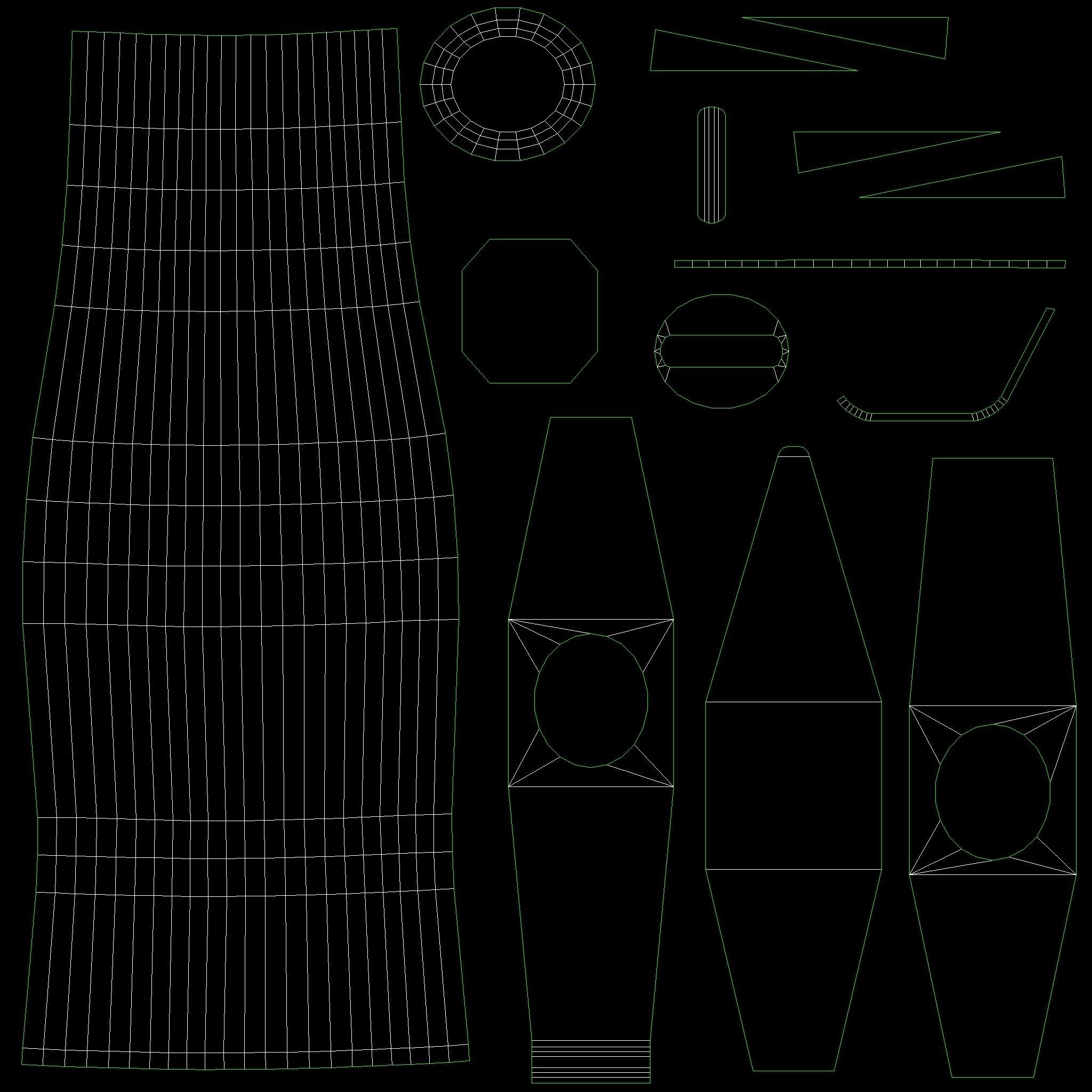 Old Damaged Hammer AAA Game Ready Prop Asset Low-poly 3D model_14